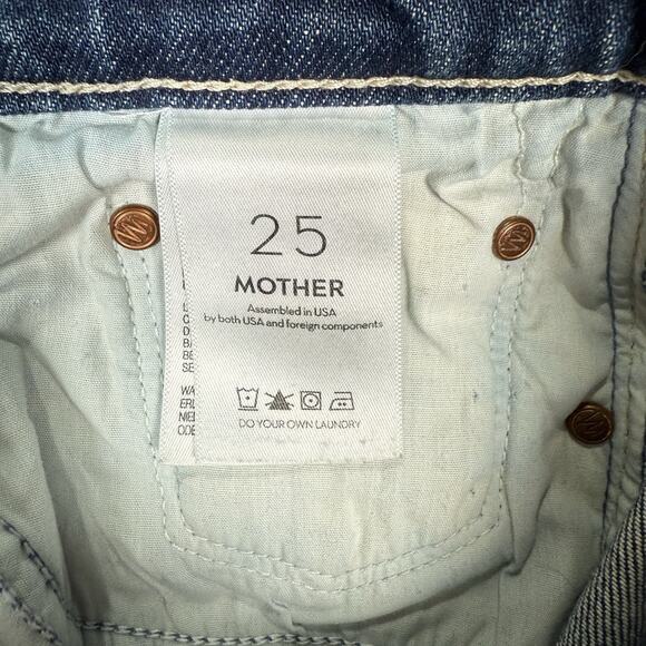 Mother Superior The Trickster Ankle Born To Be Bitten Jeans Size 25 Button Fly - Picture 8 of 13